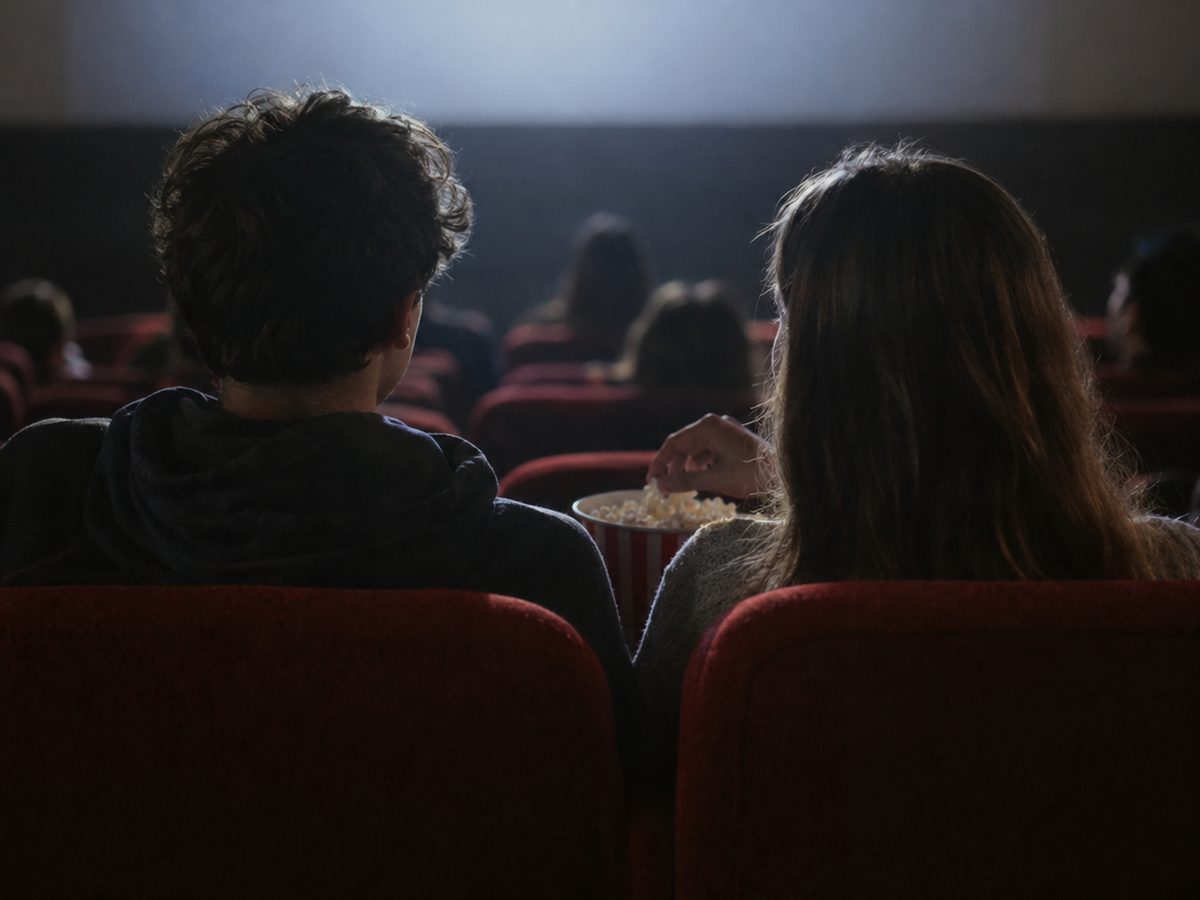 Illustrative photograph: the cinema.