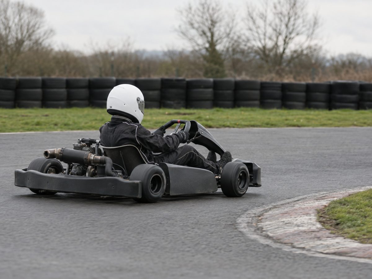 Illustrative photograph: go-karting.