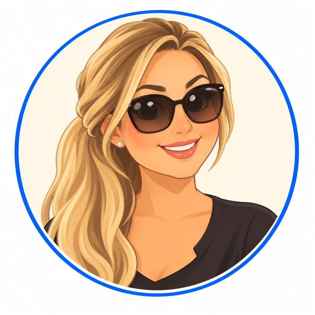 Generated illustrated portrait of Becca Cartmell.