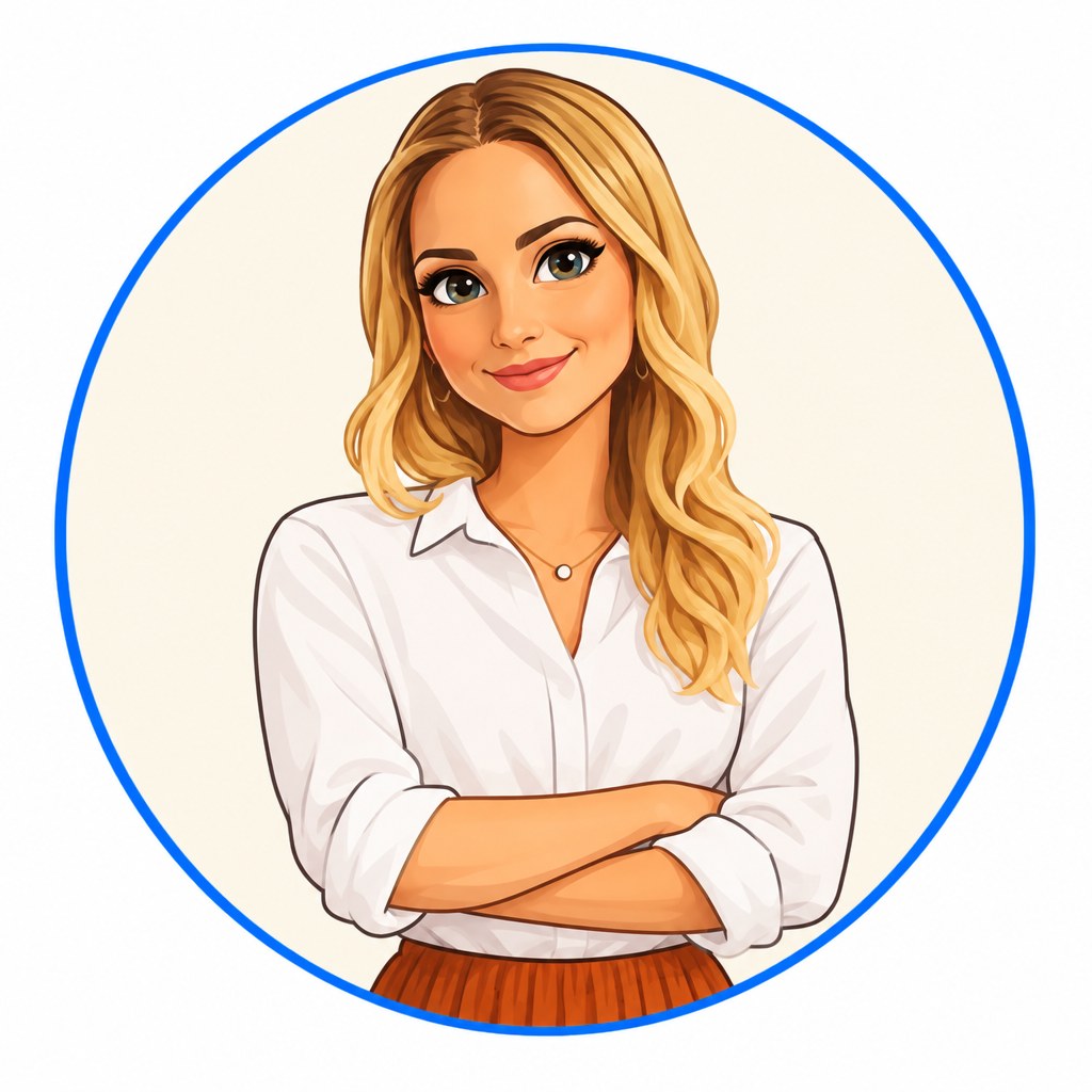 Generated illustrated portrait of Joanne Soin.