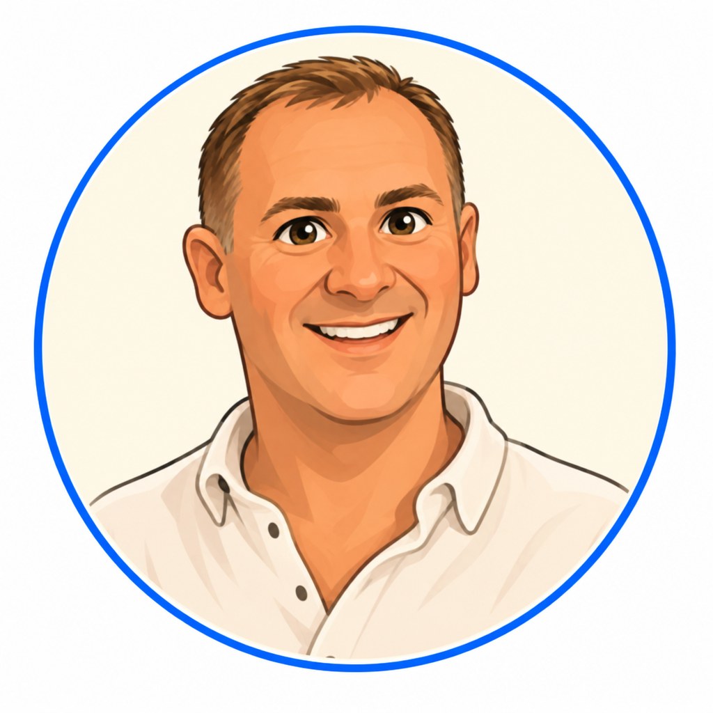 Generated illustrated portrait of Stephen Henshaw.