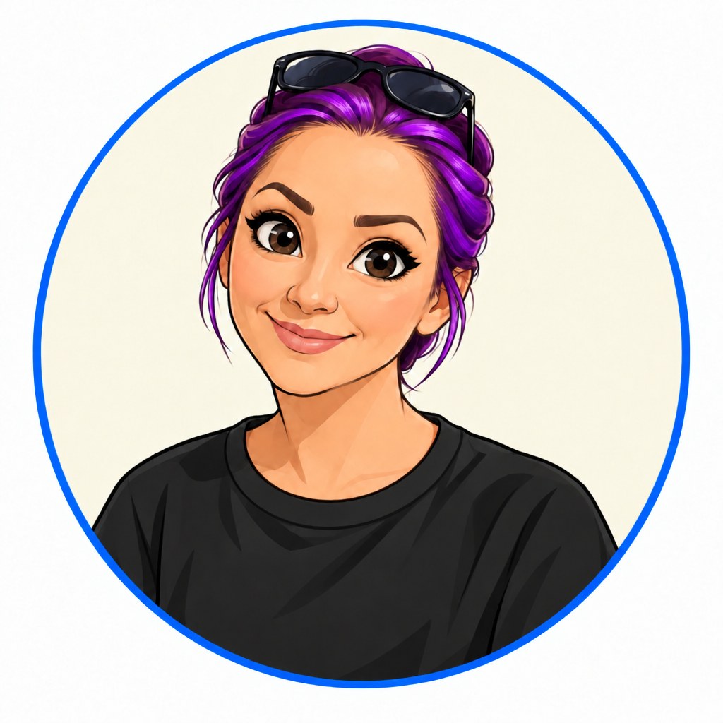 Generated illustrated portrait of Nicky Reason.